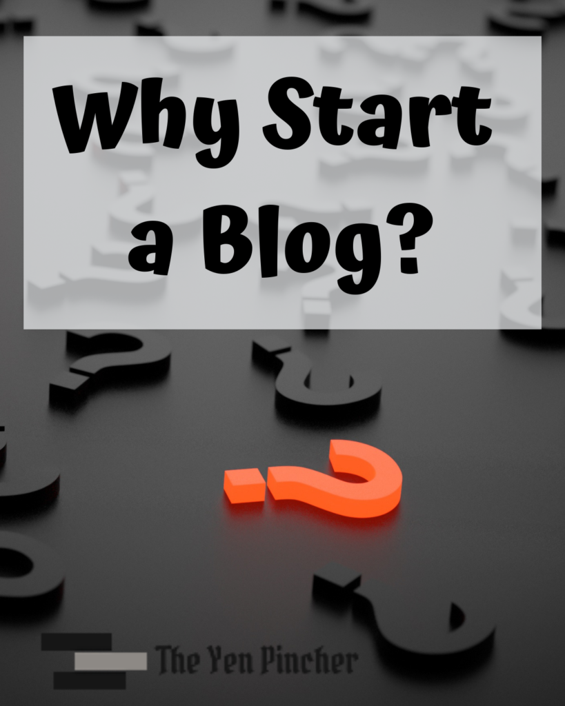 Why start a blog? Make money!